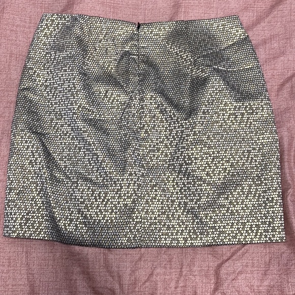 Gold, gorgeous holiday skirt! Zips up in the back. - Picture 4 of 5